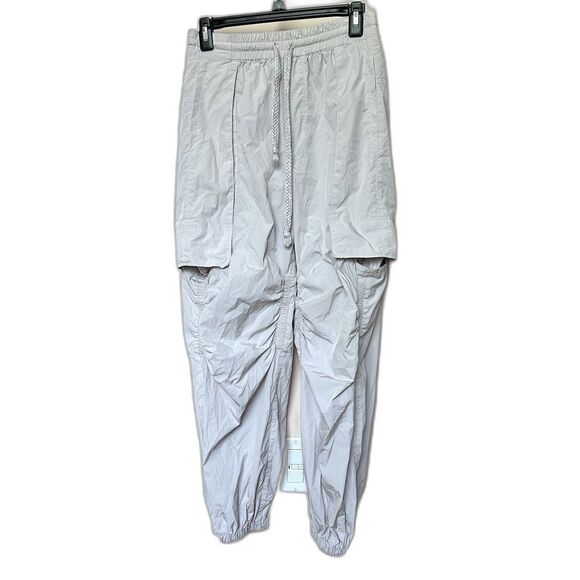 Free People Parachute Pants XS Pink Pull On Balloon Harem Elastic Waist - Picture 1 of 9